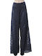 Women's Fabric Trousers Black