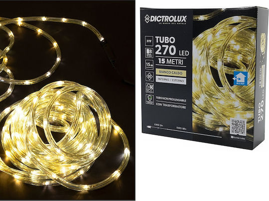 Christmas Light Tube Warm White 220V Programmable
