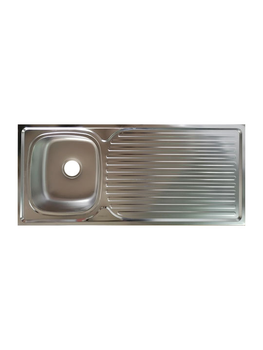 Кораб Мивка Inox Ш120xД53.5см Сребрист