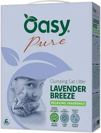 Oasy Άμμος Γάτας Μπετονίτης με Άρωμα Λεβάντα 10lt