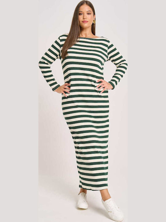 Midi Knitted Green Dress