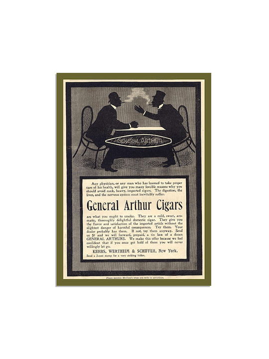 Poster General Arthur Cigars Hârtie Foto 40x60