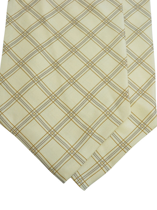 Herrenschal Seidig Beige