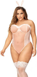 Σέξι Γυναικεία Στολή Κουνελάκι Mapale Costume Sexy Bunny Plus Size 2pcs