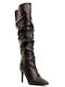 Damenstiefel mit hohem Absatz Schwarz