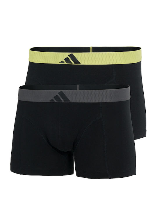 adidas Active Flex Ανδρικά Μποξεράκια Μαύρο 2Pack
