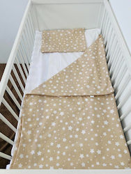 Σετ Κούνιας Beige And White