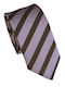 Pierre Cardin Men's Tie Silk Printed in Brown Color