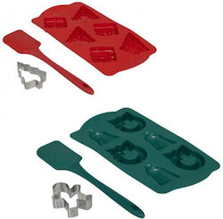 Set 2 Kits Christmas Cookie Preparation Cookies Five Festive 6 Pieces