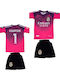 Kids Football Set Courtois Real Madrid Special Edition Fuchsia Balón De Oro Unisex Kids Fj8493