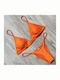 Set Bikini Brazil Πορτοκαλί.