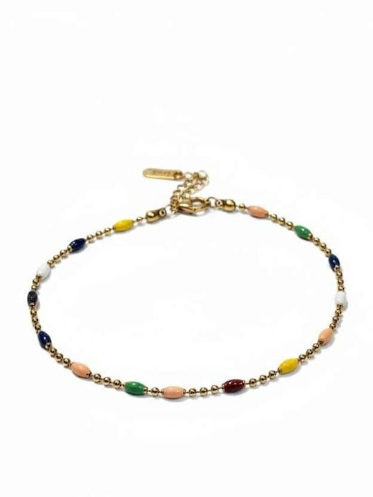 Rebekka Gold Plated Anklet Made of Steel