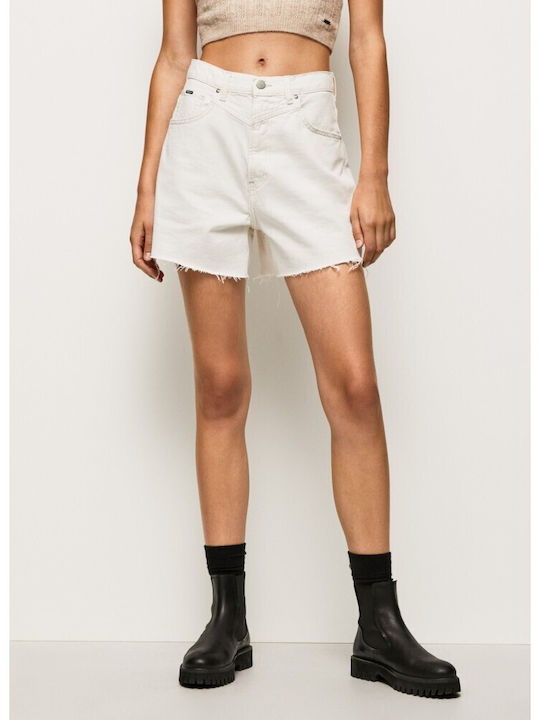 Pepe Jeans Femei Pantaloni scurți Off White