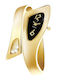 So Charm Γυναικείο Ρολόι 22mm Μπαταρίας με Χρυσό Μεταλλικό Μπρασελέ
