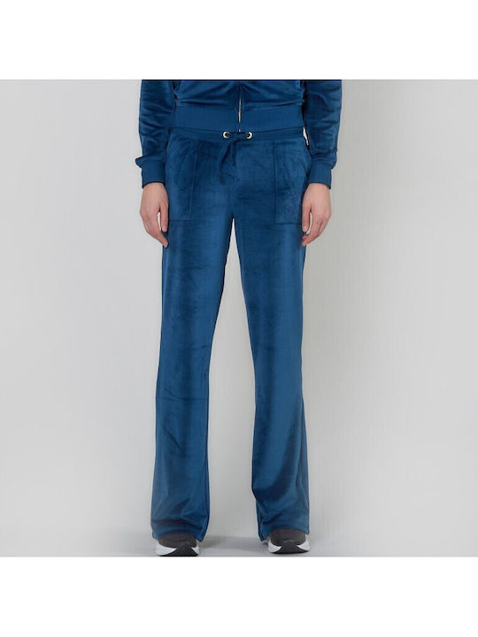 Sweatpants Flared Velvet Posdeidon