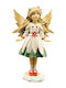Weihnachtsfee Weiß Harz Weihnachtsfiguren 14 cm