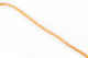 Crystal Beads 4mm Orange Translucent 2 Pieces