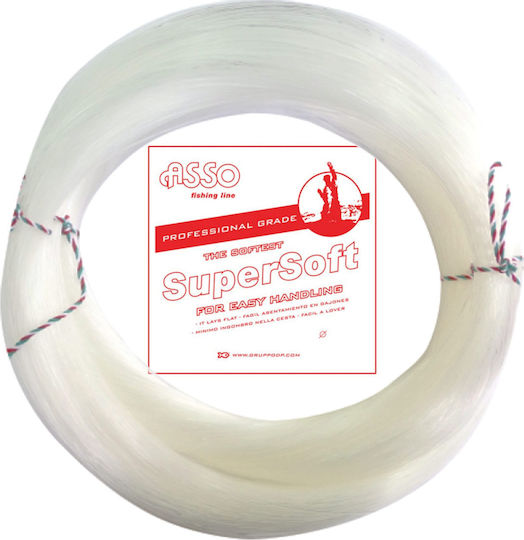 Asso Super Soft Kilometric Fishing Line 0.60 Km White