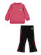 Kids Sweatpants Set Coral