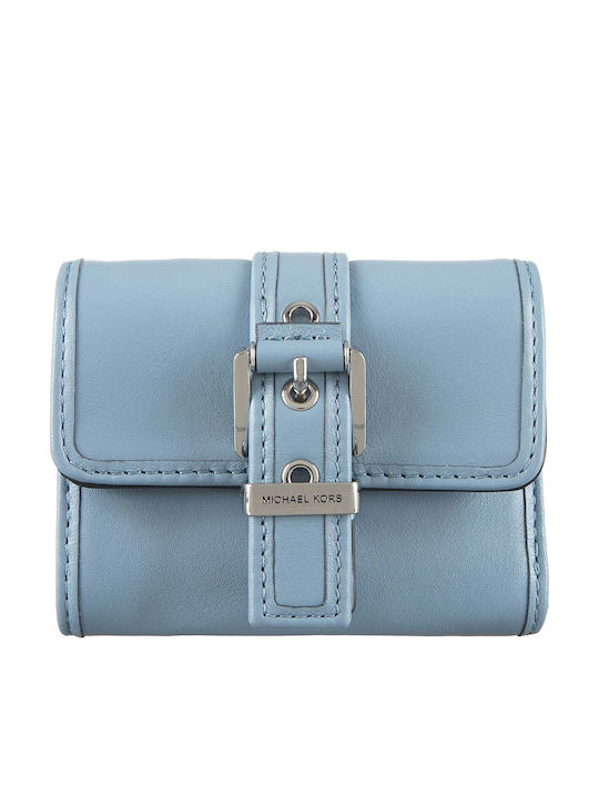 Leather Women's Wallet Classic Blue