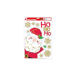 Santa Claus Window Stickers Glitter 41x27cm