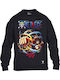 Kinder-Sweatshirt Schwarz One Piece