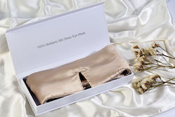 Down Town Home Silk Sleep Mask Champagne