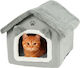 Purlov Cat Bed Gray House 25706 18668-0