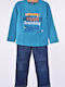 Winter Kids Clothing Set 2 Pieces Petrol Denim