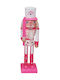 Dorosimo Wooden Christmas Nutcracker 50cm White