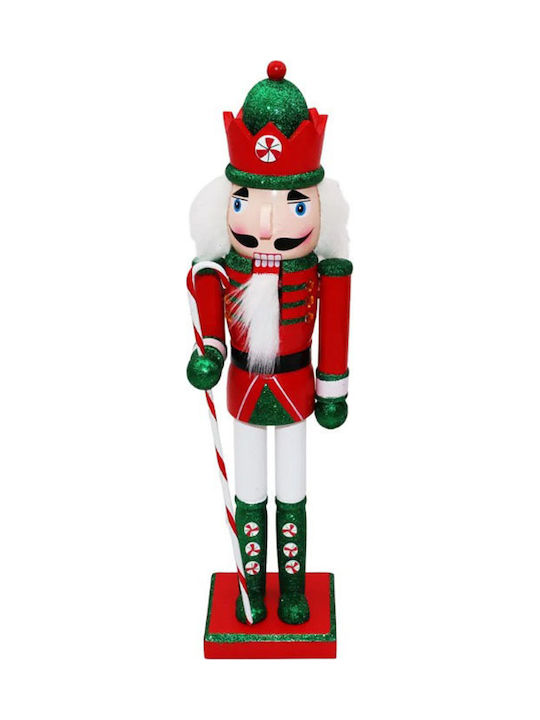 Dorosimo Wooden Christmas Nutcracker 40cm Red