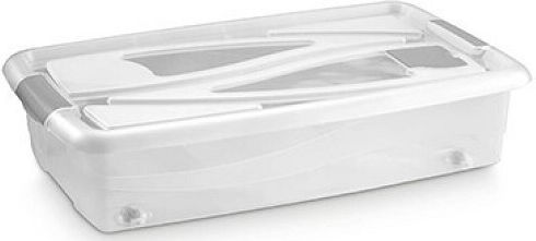 Hega Hogar Пластмаса Кутия за съхранение с капак 13.5x39x58см 1бр