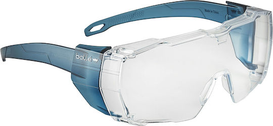 Bolle Swift Otg Klare Schutzbrille Blau Klare Rahmen