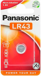 Panasonic Алкална Батерия LR43 Panasonic Алкална Батерия LR43