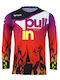 Pull-In MX Challenger Ανδρική Μπλούζα Motocross Μακρυμάνικη Neon