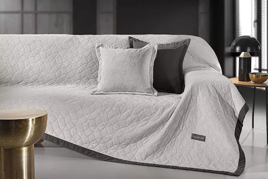Four-Seater Sofa Throw 170x350 + Pillowcase Guy Laroche Avalon Elephant 170x350 Four-Seater Sofa Throw 170x350 + Pillowcase Guy Laroche Avalon Elephant 170x350