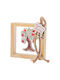 Nuova Vita Christmas Frame & Pomegranates 10x10x2.5cm Nv459 Nv-1000459