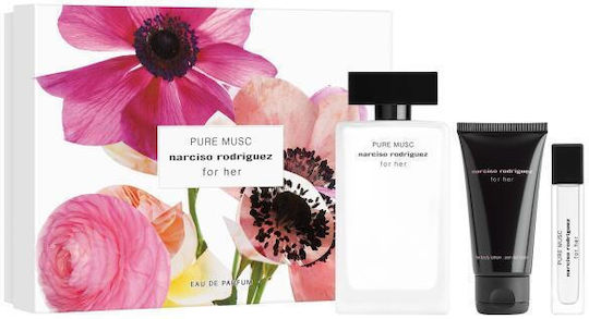 Narciso Rodriguez Pure Musc Women's Set with Body Lotion 3 Pieces