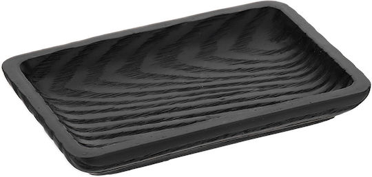 Tabletop Soap Dish made of Resin Black