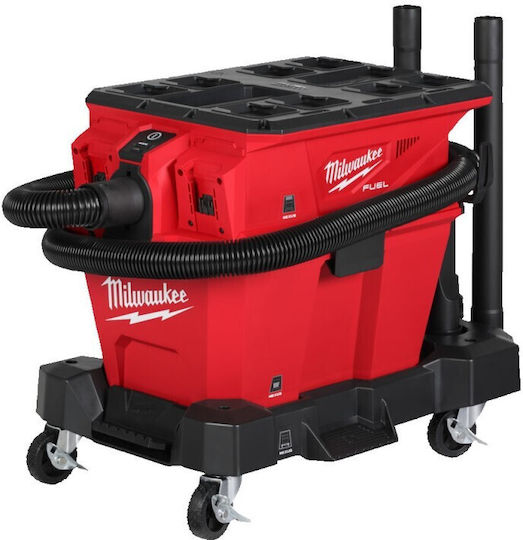 Milwaukee M18 FUEL F2VC23LG2-0 NEXUS Rechargeable Vacuum Wet / Dry with Plastic Bin 23lt