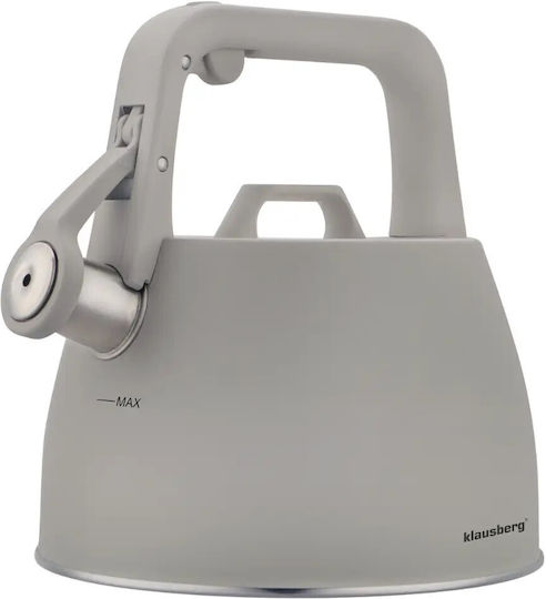 Klausberg Wasserkocher Edelstahl Gray 2500ml