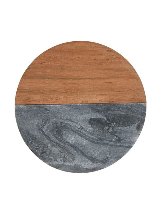 Maxwell & Williams Round Coaster Wooden Gray 10cm 4pcs