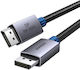 Ugreen Cable DisplayPort male - 0.5m Μαύρο (55566)