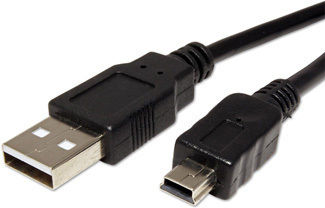 Logo Collection USB 2.0 Cable USB-A male - Μαύρο 2m