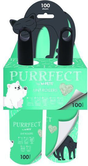 Fusselrollen M Pets Purrfect 60 Stück Grüne 23.7 x 5.75 cm