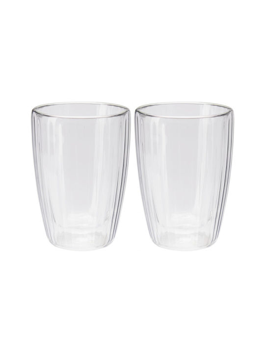 Excellent Houseware Σετ Ποτήρια από Γυαλί 350ml 2τμχ