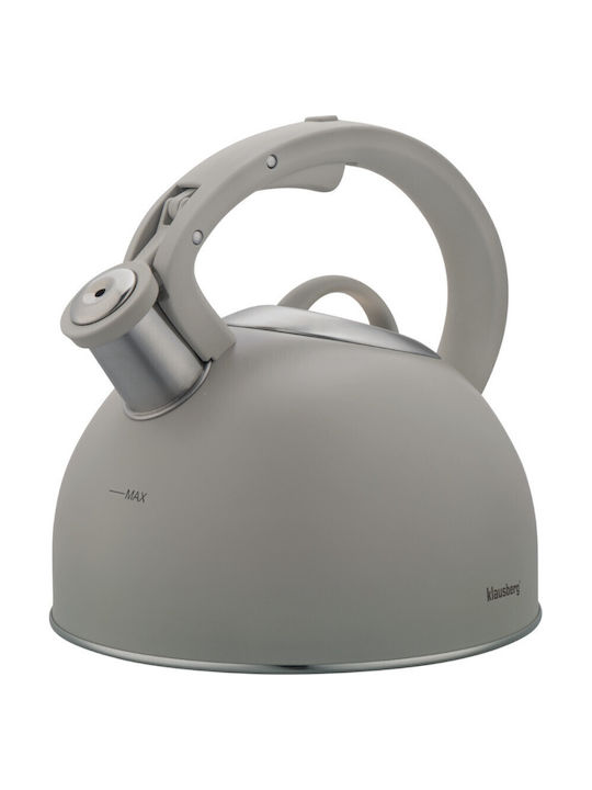 Klausberg Kettle Stainless Steel Gray 2500ml