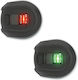 Led Seitenleuchten Paar 65x61mm Schwarze