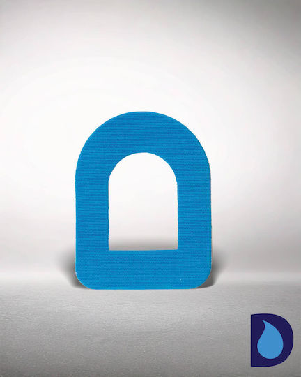 Αυτοκόλλητα Σχήμα D Omnipod Dash Συσκευασία 2 Τεμαχίων Μπλε