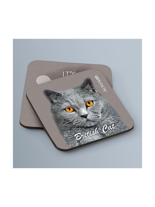 Coasters British Cat Coasters British Cat